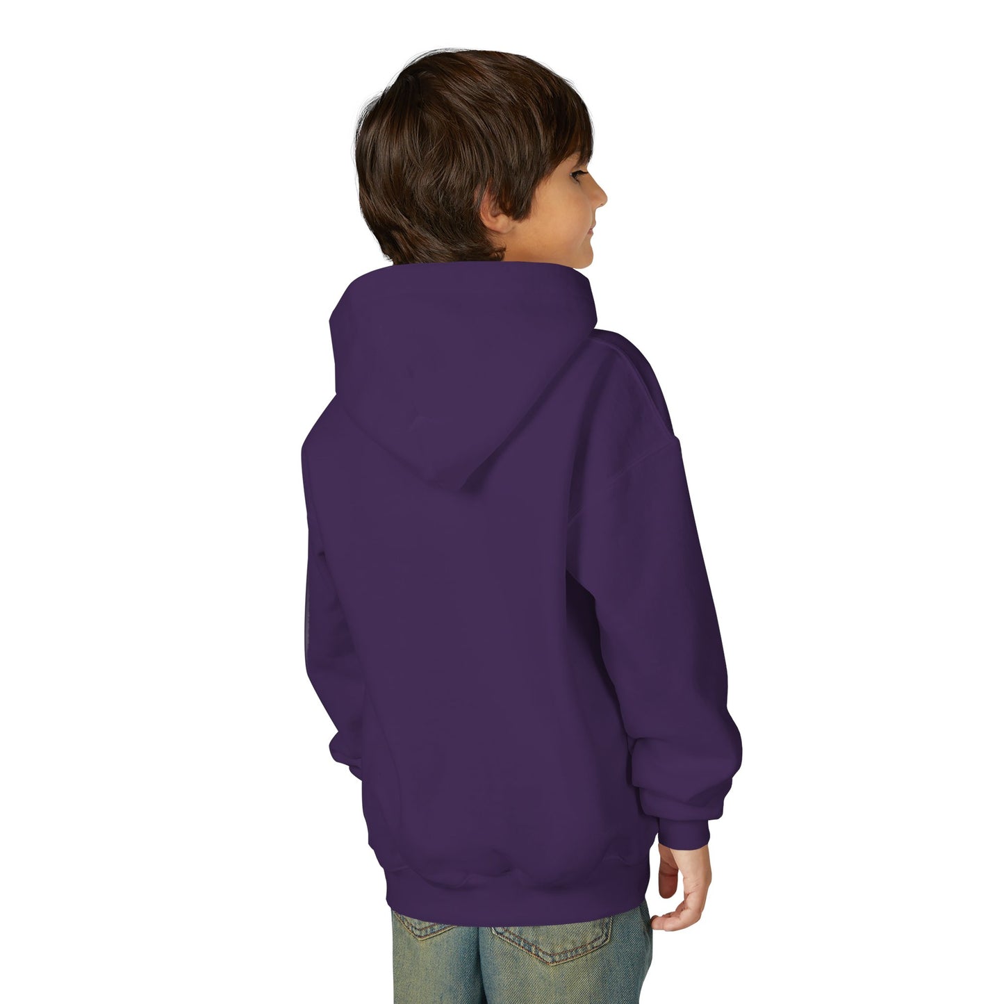 Boys Hooded Sweatshirt — Ultra-Soft Preshrunk Fleece, Kangaroo Pocket