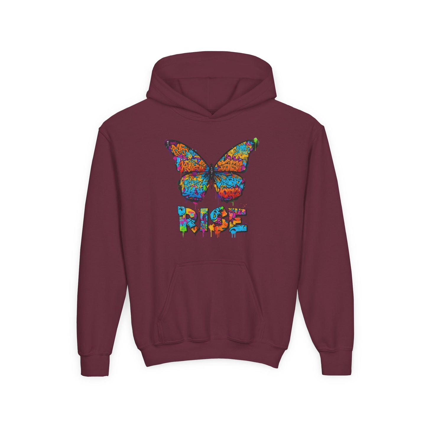 Girl Hooded Sweatshirt — Ultra-Soft 50/50 Preshrunk Fleece with Kangaroo Pocket