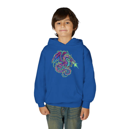 Youth Hooded Sweatshirt - Ultra-Soft Preshrunk Fleece with Kangaroo Pocket