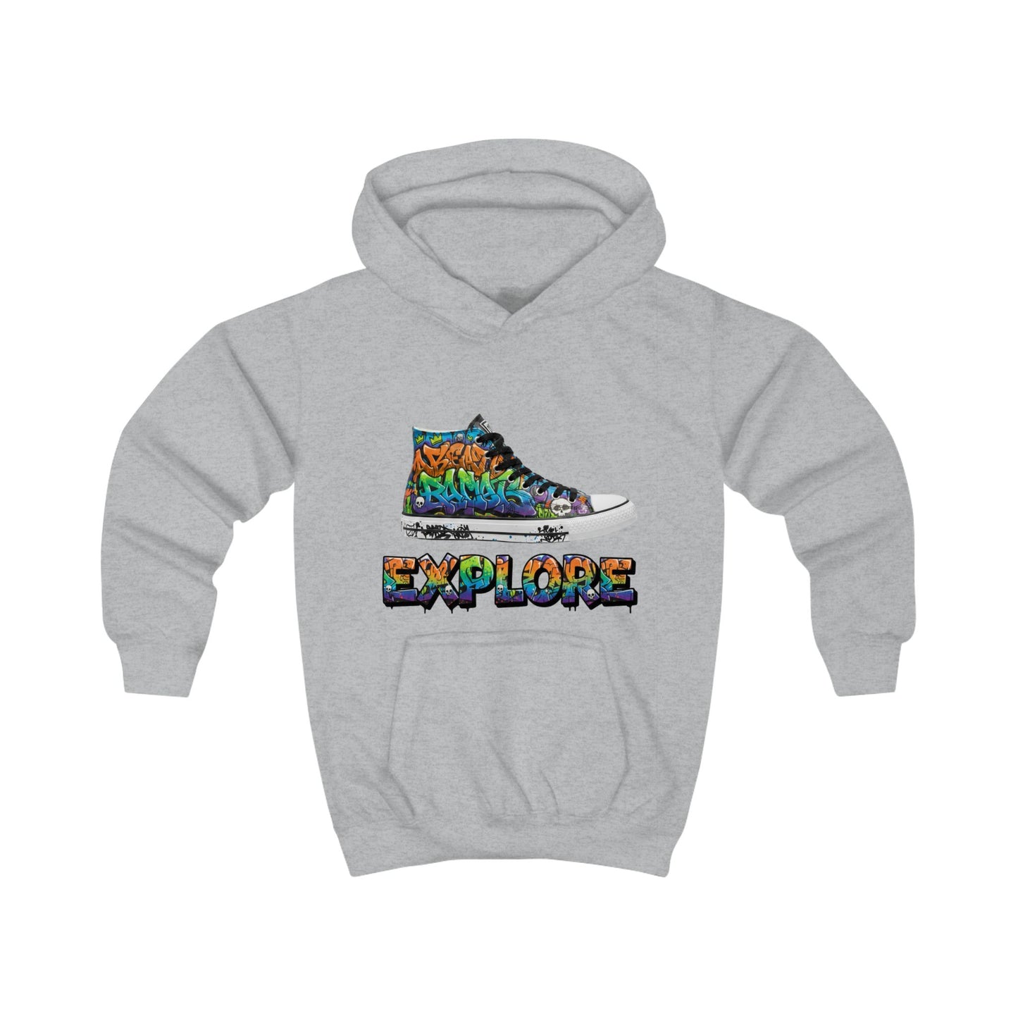 Girls Hoodie — Soft Cotton Blend Youth Pullover with Kangaroo Pocket