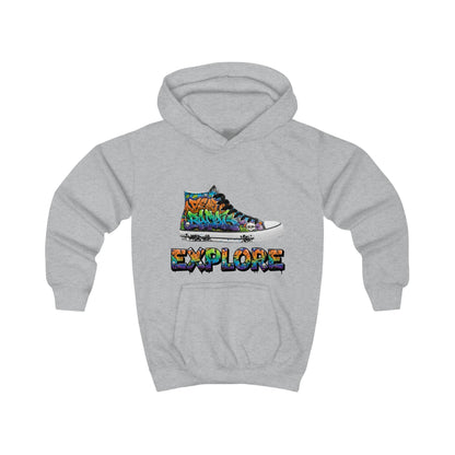 Girls Hoodie — Soft Cotton Blend Youth Pullover with Kangaroo Pocket