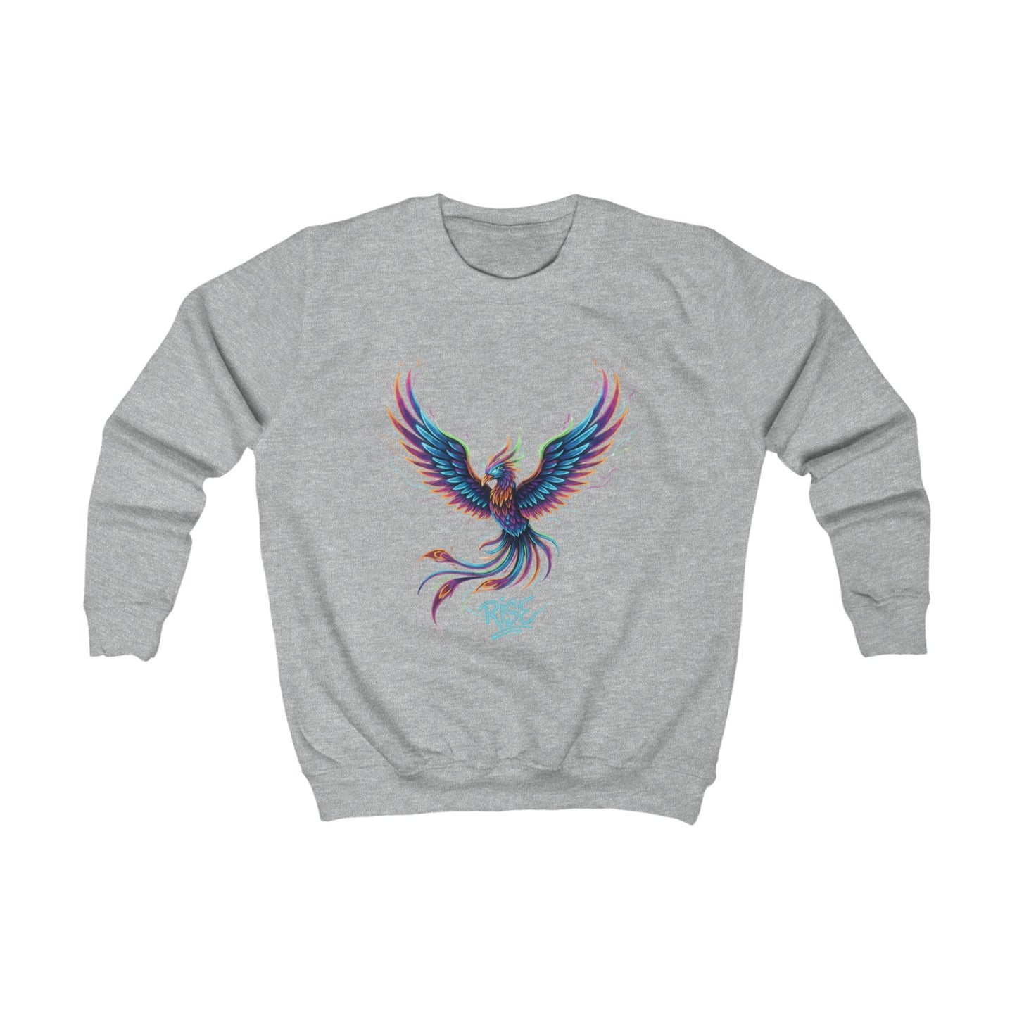 Custom Girls Sweatshirt — Personalized Youth Crewneck, Durable Cotton-Blend