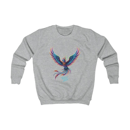 Custom Girls Sweatshirt — Personalized Youth Crewneck, Durable Cotton-Blend