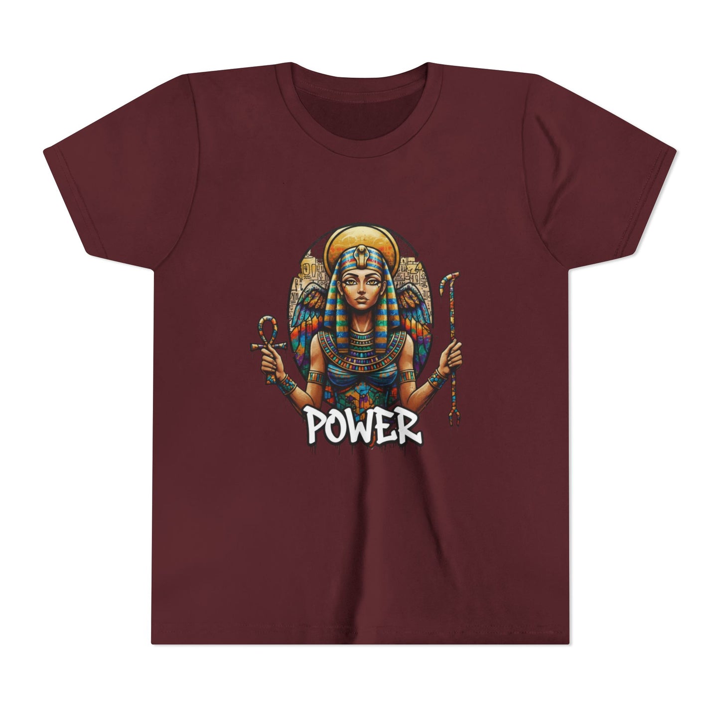 Girls' Lightweight Youth Tee — Soft Airlume Ring-Spun Cotton
