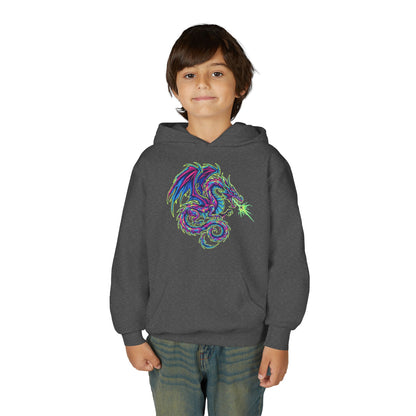 Youth Hooded Sweatshirt - Ultra-Soft Preshrunk Fleece with Kangaroo Pocket