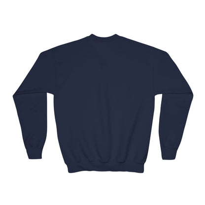 Girl Crewneck Sweatshirt — Cozy 50/50 Cotton-Poly Blend for School & Sports