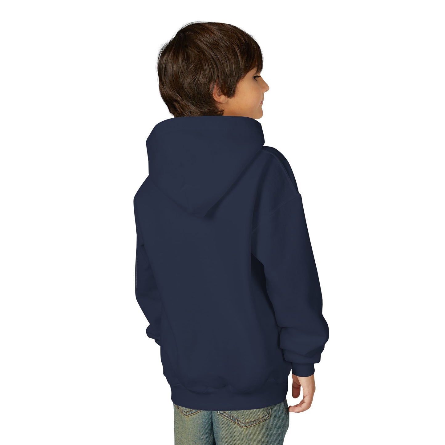Boys Hooded Sweatshirt — Ultra-Soft Preshrunk Fleece, Kangaroo Pocket