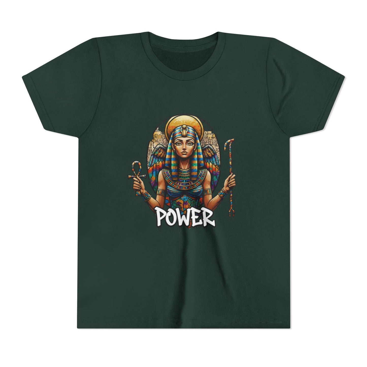 Girls' Lightweight Youth Tee — Soft Airlume Ring-Spun Cotton