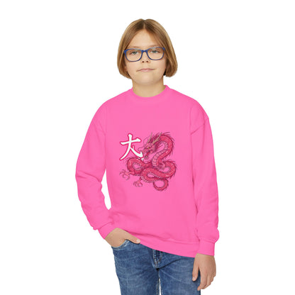 Girl Crewneck Sweatshirt — Cozy 50/50 Cotton-Poly Blend for School & Sports