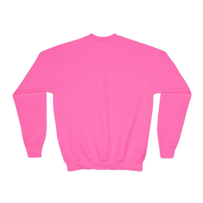 Girl Crewneck Sweatshirt — Cozy 50/50 Cotton-Poly Blend for School & Sports