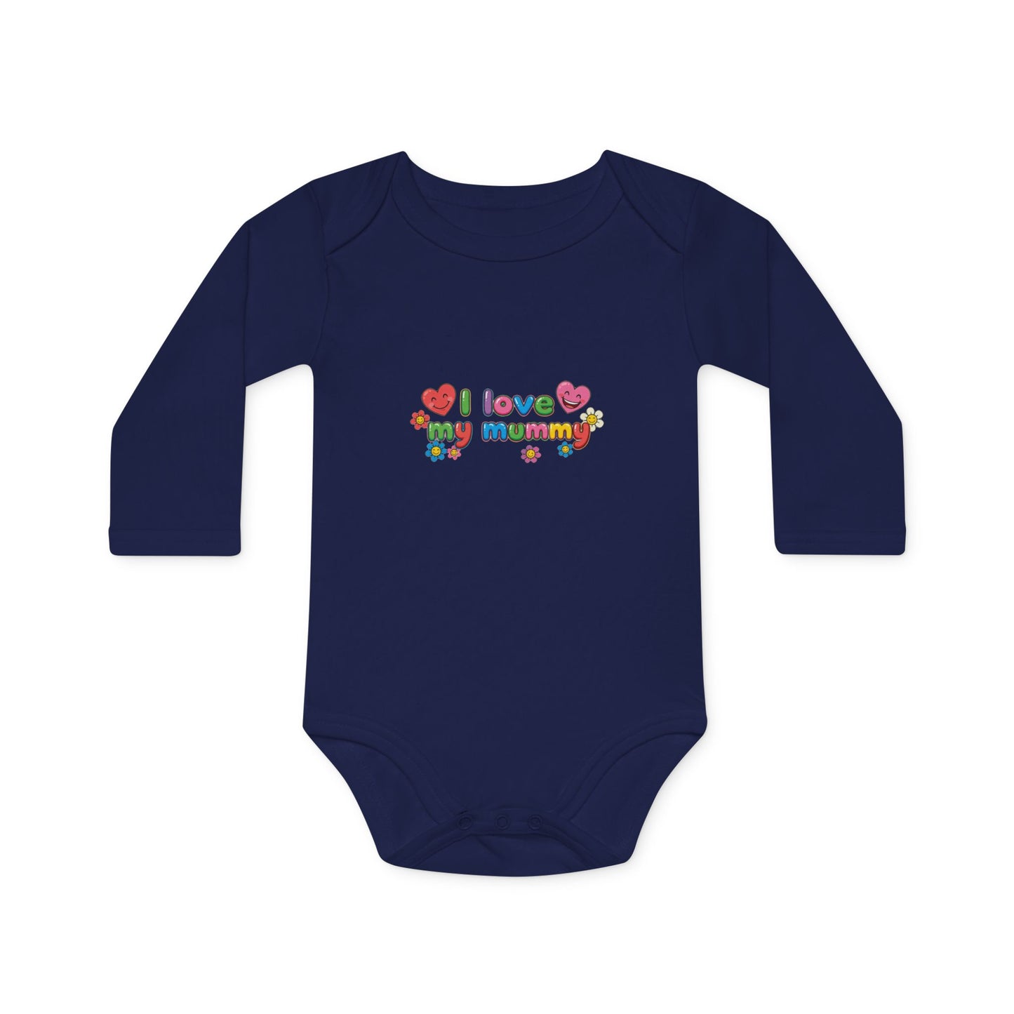 Baby Long-Sleeve Organic Bodysuit