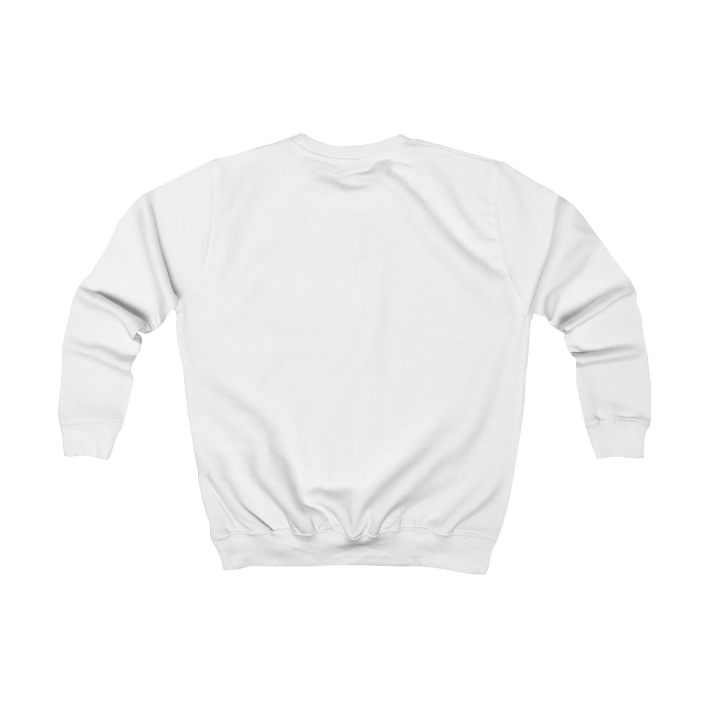 Custom Girls Sweatshirt — Personalized Youth Crewneck, Durable Cotton-Blend