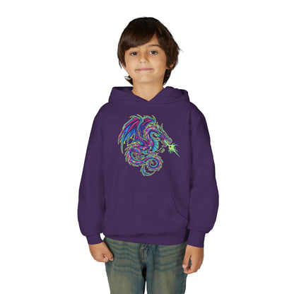 Youth Hooded Sweatshirt - Ultra-Soft Preshrunk Fleece with Kangaroo Pocket