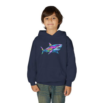 Boys Hooded Sweatshirt — Ultra-Soft Preshrunk Fleece, Kangaroo Pocket