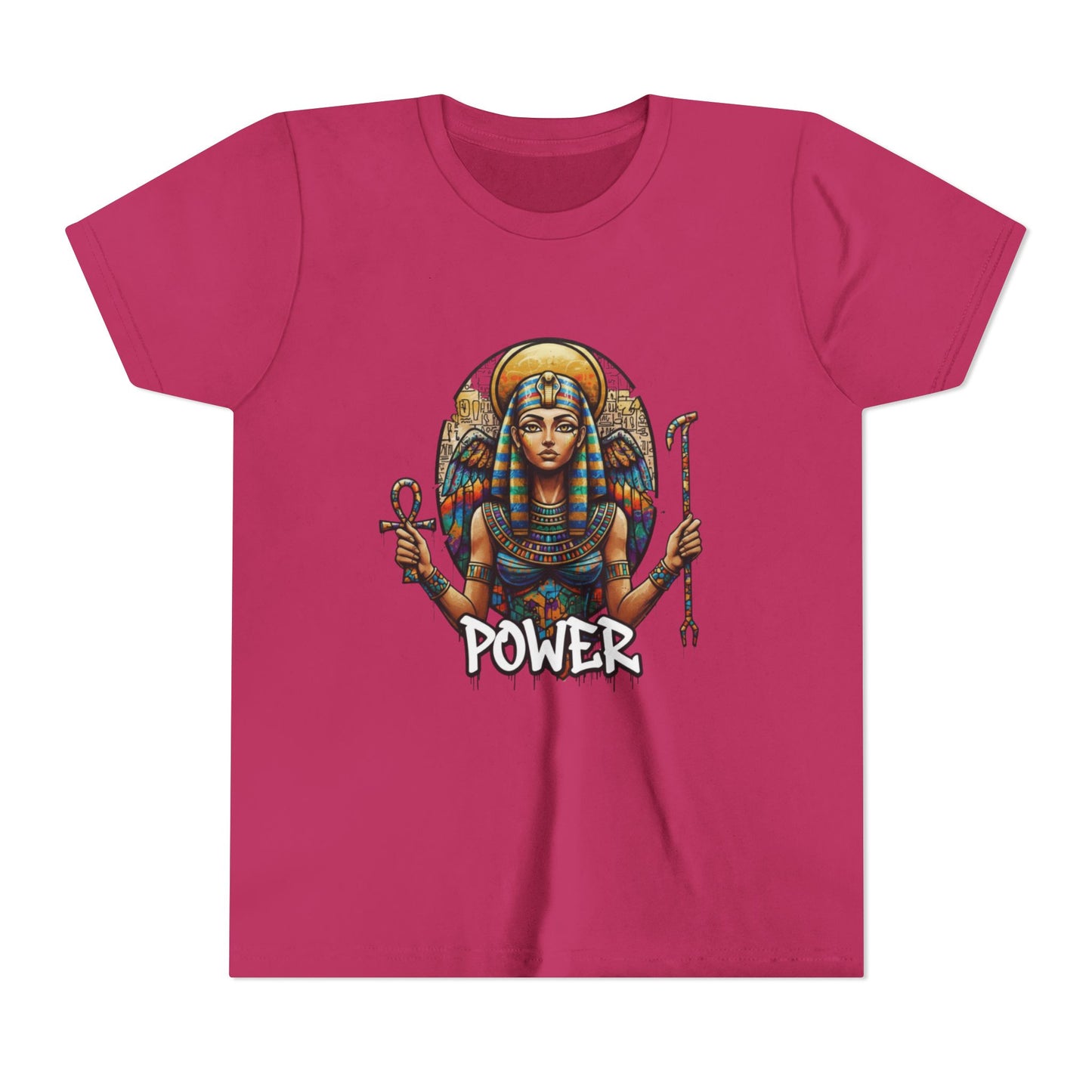 Girls' Lightweight Youth Tee — Soft Airlume Ring-Spun Cotton