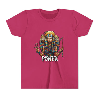 Girls' Lightweight Youth Tee — Soft Airlume Ring-Spun Cotton
