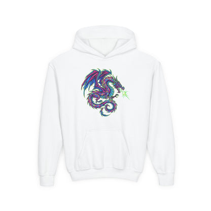 Youth Hooded Sweatshirt - Ultra-Soft Preshrunk Fleece with Kangaroo Pocket