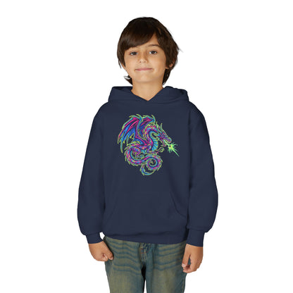 Youth Hooded Sweatshirt - Ultra-Soft Preshrunk Fleece with Kangaroo Pocket