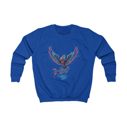 Custom Girls Sweatshirt — Personalized Youth Crewneck, Durable Cotton-Blend