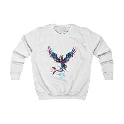 Custom Girls Sweatshirt — Personalized Youth Crewneck, Durable Cotton-Blend