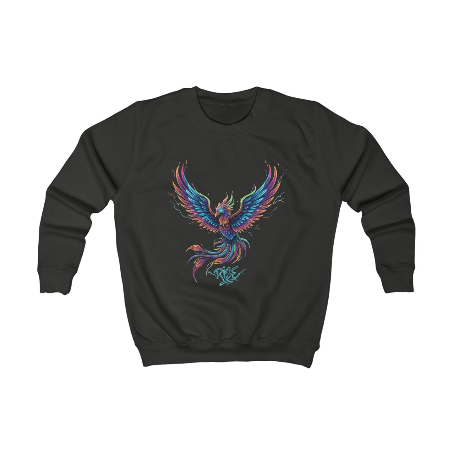 Custom Girls Sweatshirt — Personalized Youth Crewneck, Durable Cotton-Blend