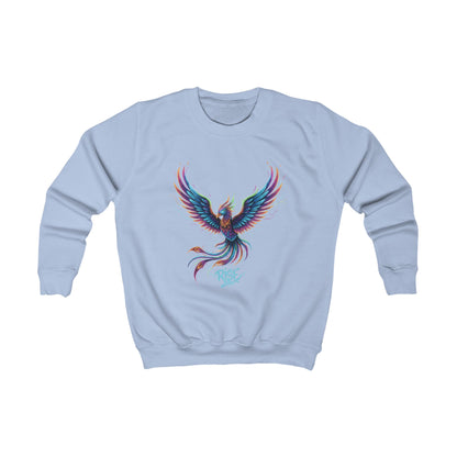 Custom Girls Sweatshirt — Personalized Youth Crewneck, Durable Cotton-Blend