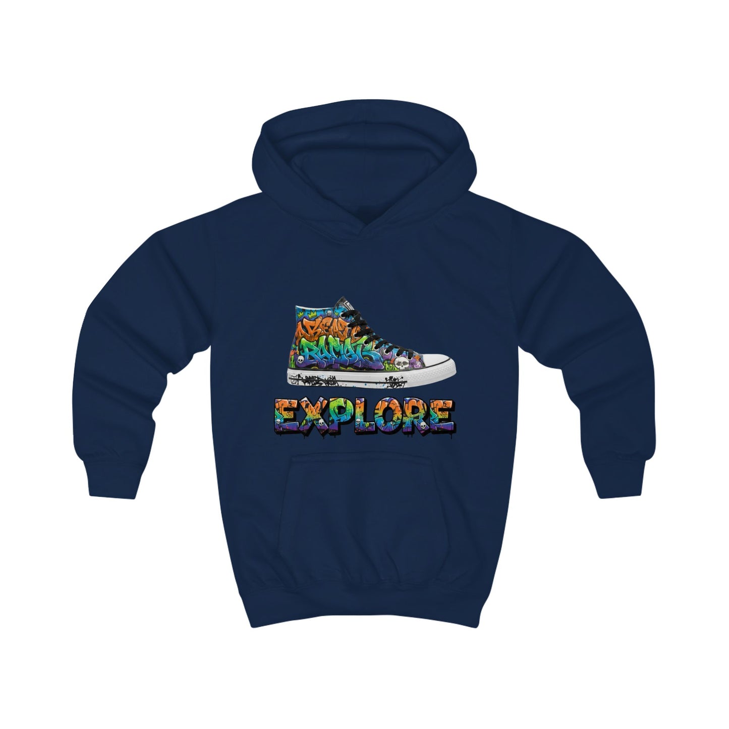 Girls Hoodie — Soft Cotton Blend Youth Pullover with Kangaroo Pocket