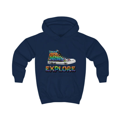 Girls Hoodie — Soft Cotton Blend Youth Pullover with Kangaroo Pocket