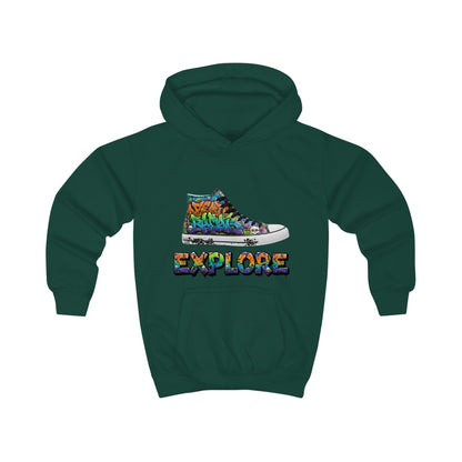 Girls Hoodie — Soft Cotton Blend Youth Pullover with Kangaroo Pocket
