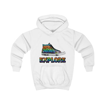 Girls Hoodie — Soft Cotton Blend Youth Pullover with Kangaroo Pocket