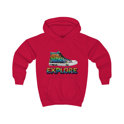 Girls Hoodie — Soft Cotton Blend Youth Pullover with Kangaroo Pocket