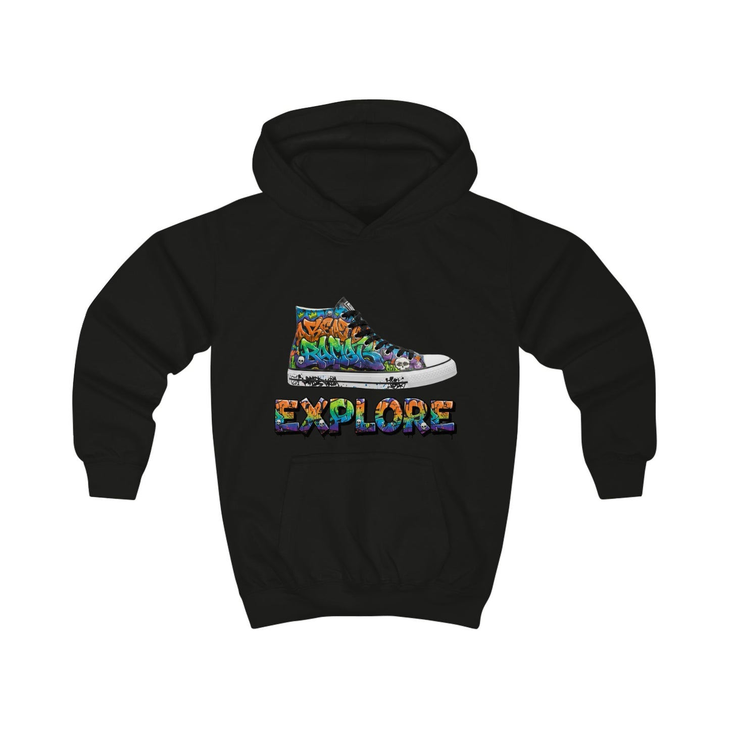 Girls Hoodie — Soft Cotton Blend Youth Pullover with Kangaroo Pocket