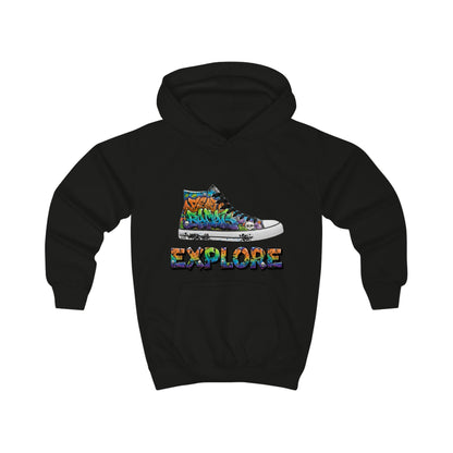 Girls Hoodie — Soft Cotton Blend Youth Pullover with Kangaroo Pocket