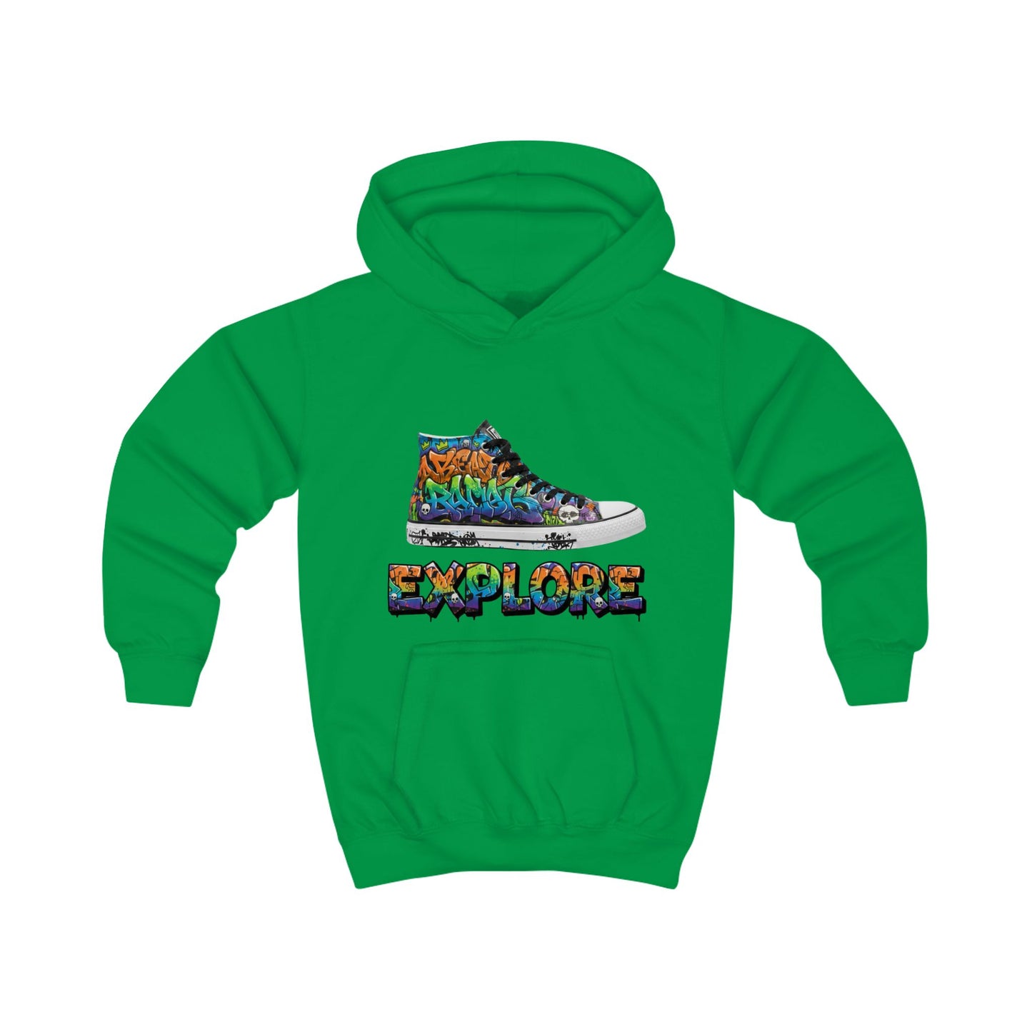 Girls Hoodie — Soft Cotton Blend Youth Pullover with Kangaroo Pocket