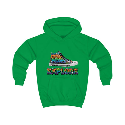 Girls Hoodie — Soft Cotton Blend Youth Pullover with Kangaroo Pocket