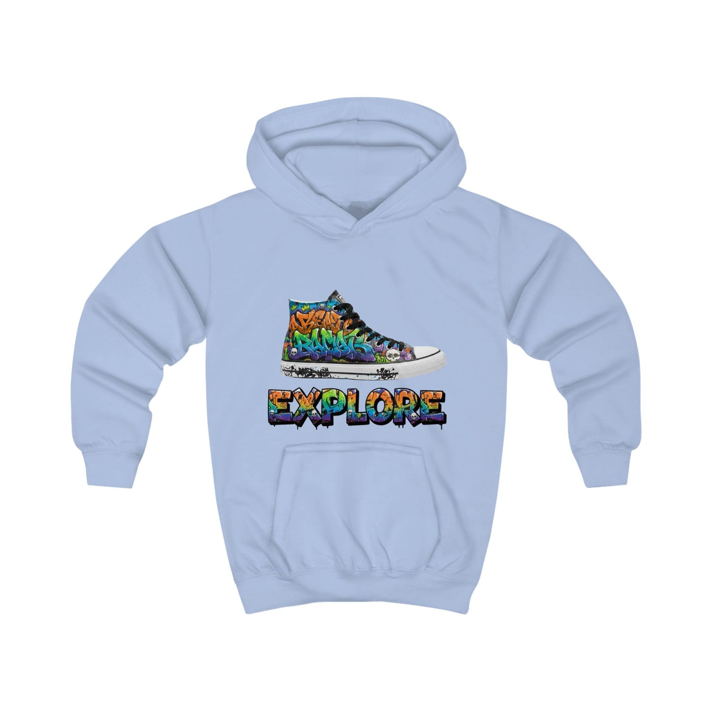 Girls Hoodie — Soft Cotton Blend Youth Pullover with Kangaroo Pocket