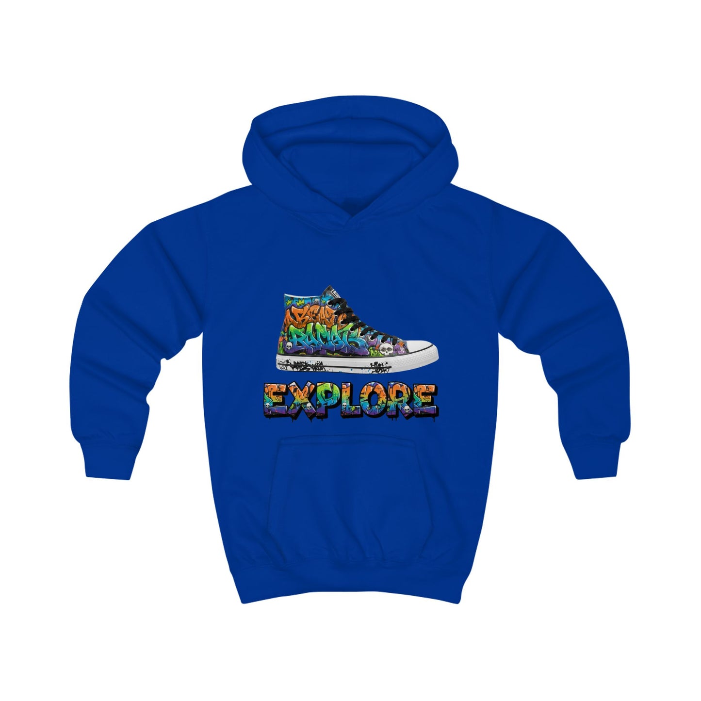 Girls Hoodie — Soft Cotton Blend Youth Pullover with Kangaroo Pocket