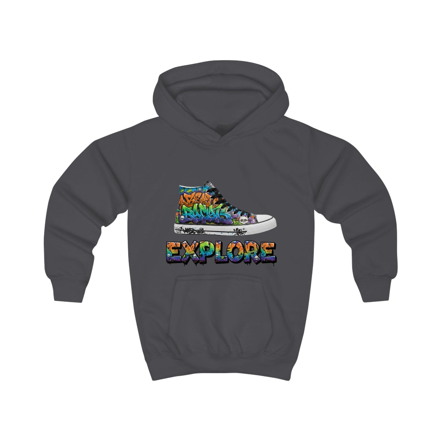 Girls Hoodie — Soft Cotton Blend Youth Pullover with Kangaroo Pocket