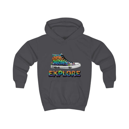 Girls Hoodie — Soft Cotton Blend Youth Pullover with Kangaroo Pocket